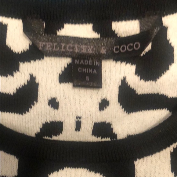 FELICITY & COCO Jacquard Body-Con Sweater Dress - Picture 8 of 8